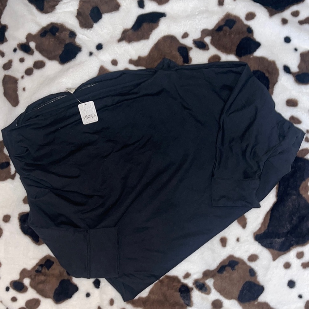 Free People | Modern Mini Dress | Size XL | Black | NWT